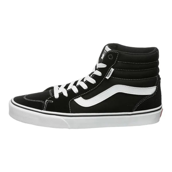 Кроссовки Vans Filmore Hi, suede canvas black white