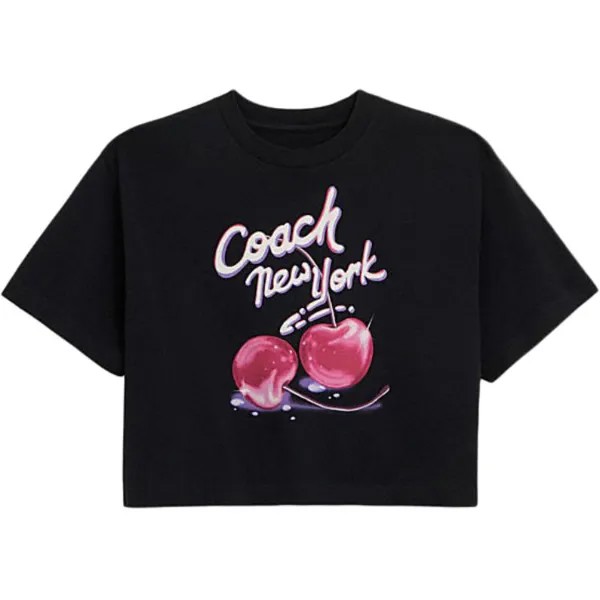 ТРЕНЕРА Женская футболка COACH, цвет Black