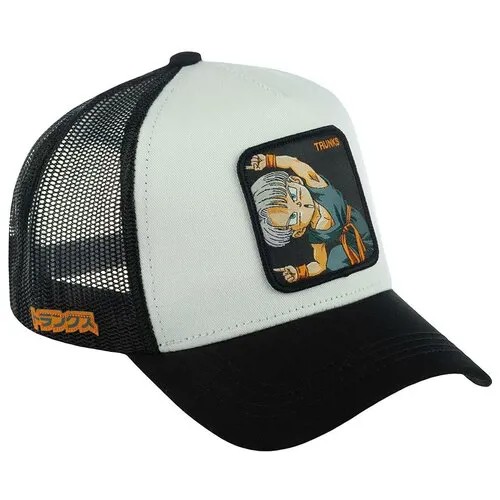 Бейсболка CAPSLAB арт. CL/DBZ2/1/TRK2 Dragon Ball Trunks (белый / черный), размер UNI