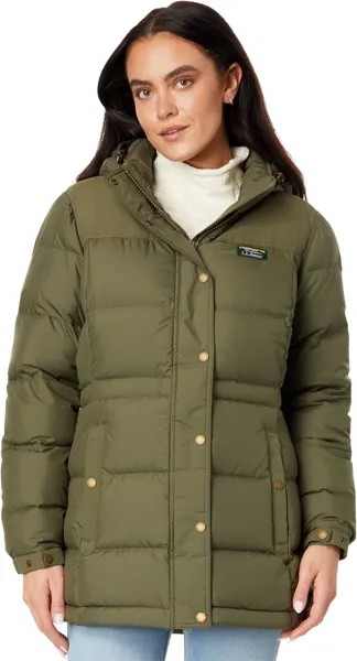 Парка L.L.Bean Petite Mountain Classic Down Parka, цвет Kelp Green