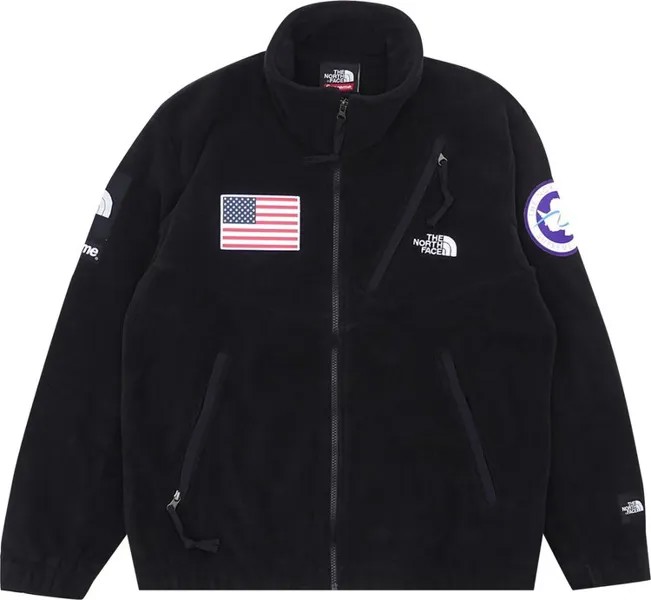 Куртка Supreme x The North Face Trans Antarctica Expedition Fleece Jacket 'Black', черный