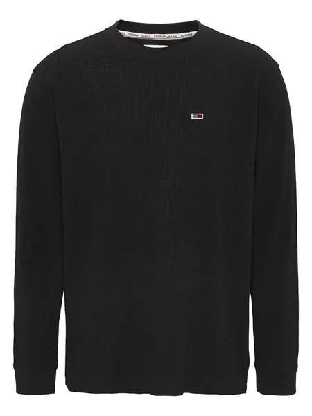 Лонгслив Tommy Hilfiger, черный