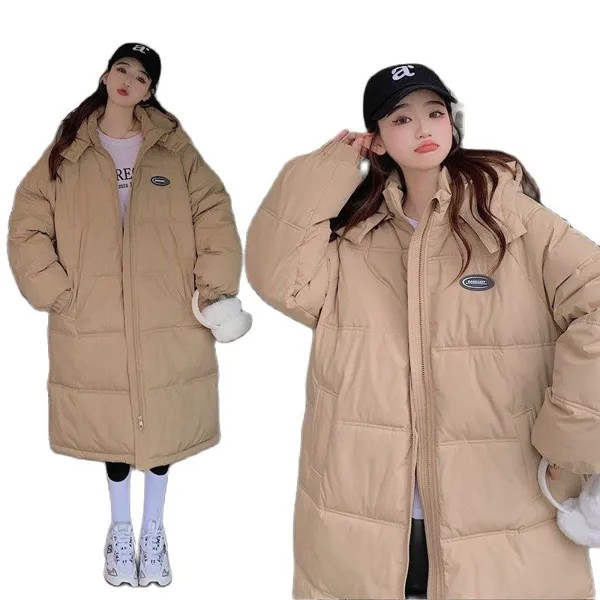 Модные пальто для женщин зима 2022 новая Корейская версия Кепка для демонтажа парки мужская женская одежда утепленные теплые пальто