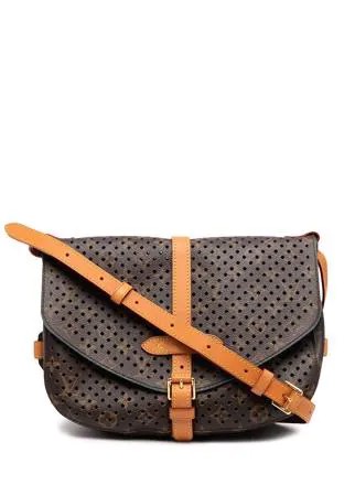 Louis Vuitton сумка на плечо Saumur 30 2011-го года с перфорацией