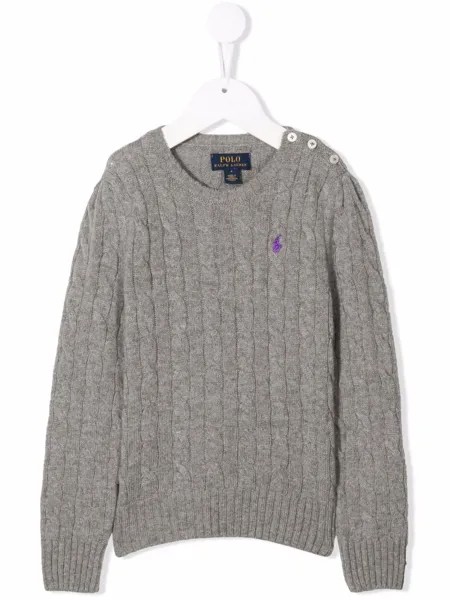 Ralph Lauren Kids джемпер фактурной вязки