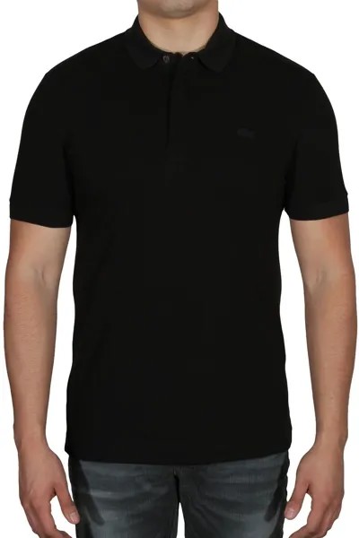 Мужская рубашка поло Lacoste Paris Edition Regular Fit стрейч PH5522-51 031 Черный