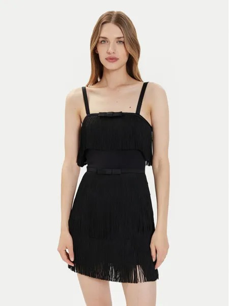 Платье стандартного кроя Elisabetta Franchi, черный