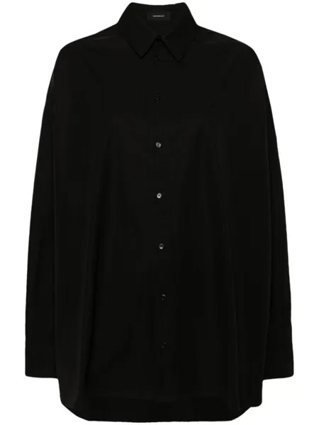 WARDROBE.NYC платье-рубашка мини, черный