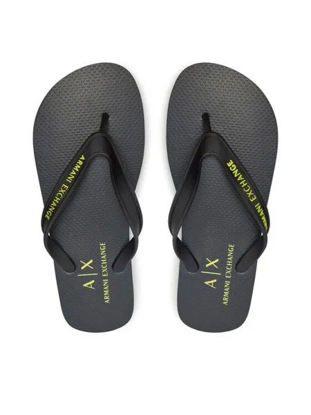 Шлепки Armani Exchange, черный