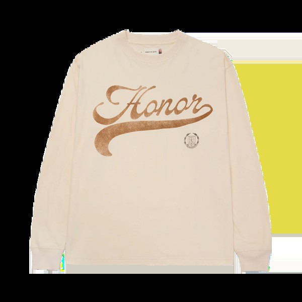 Футболка Honor The Gift Holiday Long-Sleeve 'Bone', кремовый