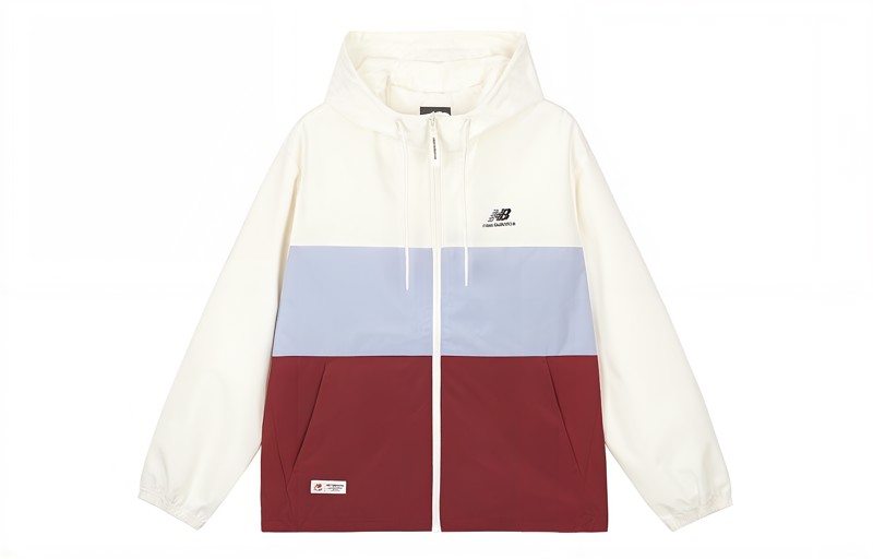 Куртка унисекс белая New Balance, белый