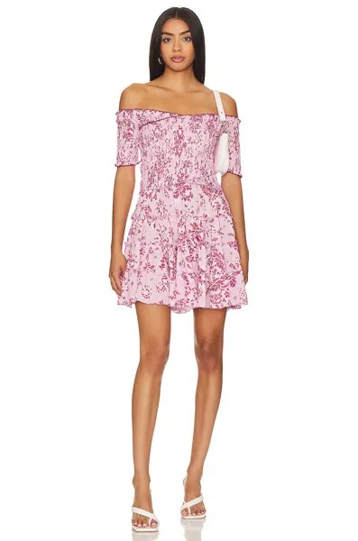 Платье Poupette St Barth Soledad, цвет PURPLE PIVOINE