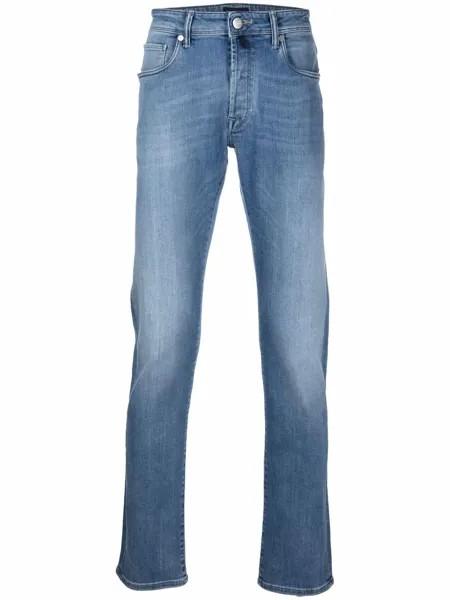 Incotex прямые джинсы с эффектом потертости