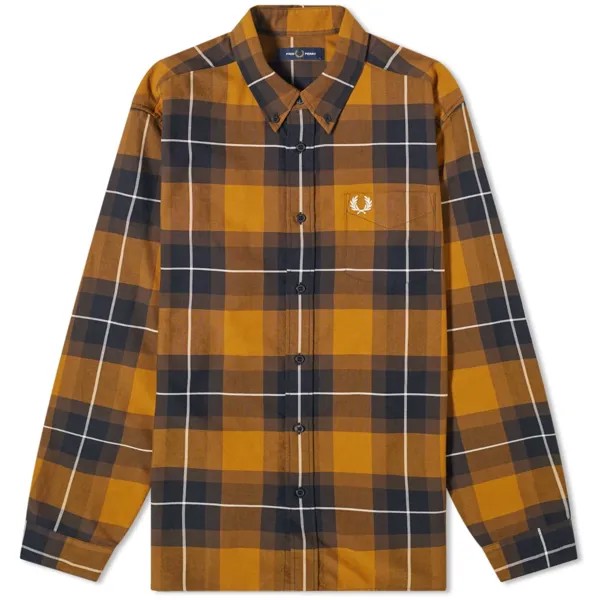 Рубашка Fred Perry Tartan, светло-коричневый