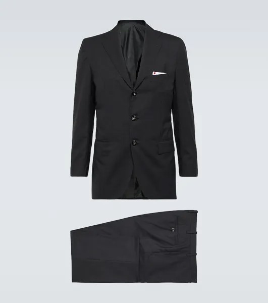 Шерстяной костюм Kiton, серый