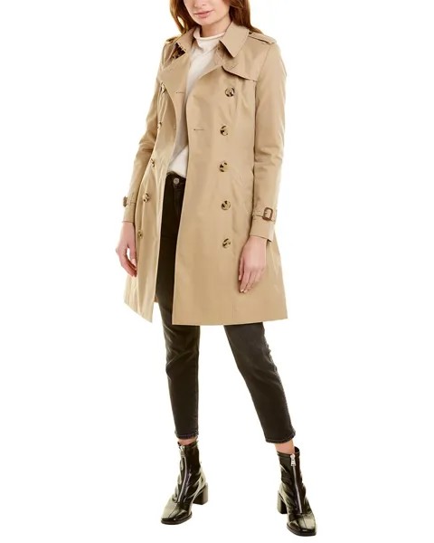 Тренч Burberry Chelsea Heritage, бежевый