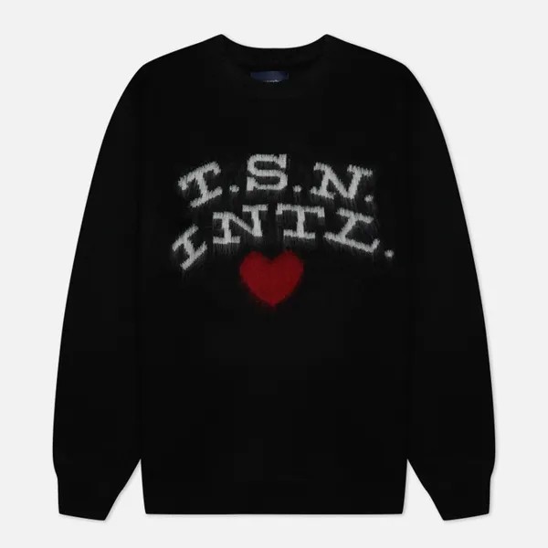 Мужской свитер thisisneverthat T.S.N. Heart чёрный, Размер L