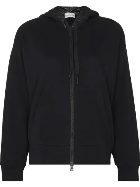 Moncler худи с принтом Born to Protect, черный