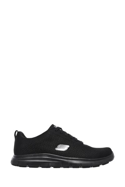 Мужская спортивная обувь Flex Advantage с противоскользящим материалом для работы Skechers, черный