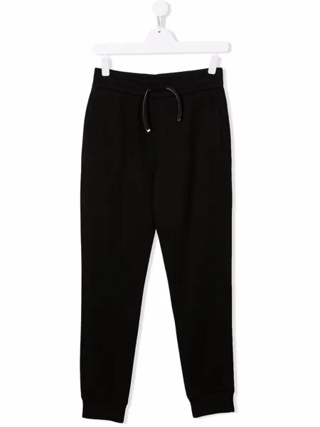 Emporio Armani Kids спортивные брюки с кулиской