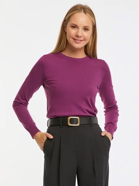 Джемпер женский oodji 73812659-6B фиолетовый S