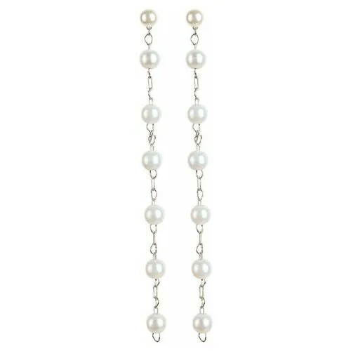 Серьги с подвесками XUPING JEWELRY, латунь, бижутерный сплав, серебрение, белый