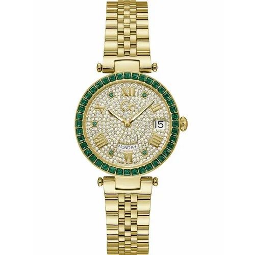 Наручные часы Gc Z01013L1MF, золотой, зеленый