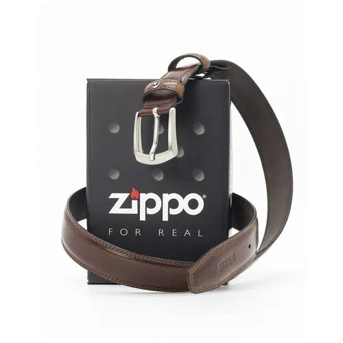 Ремень Zippo, размер 90, коричневый