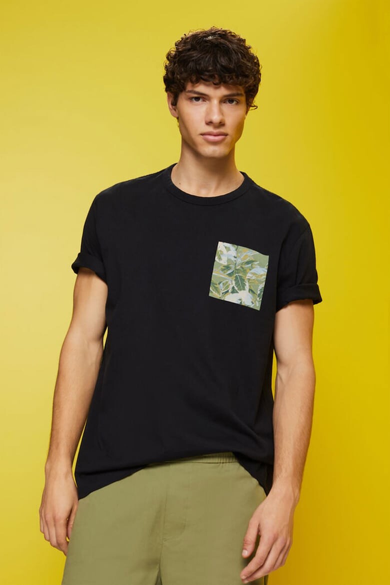 Футболка с фотопринтом Esprit, черный
