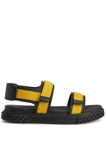 Giuseppe Zanotti сандалии Frankie на липучках, черный