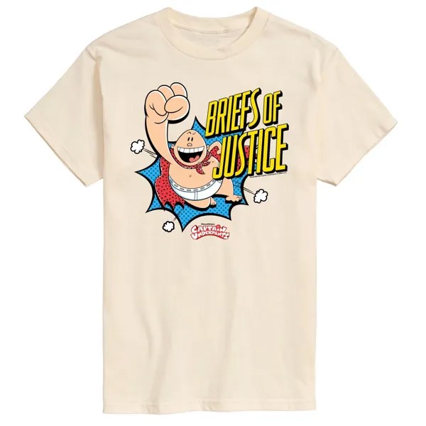 Мужские трусы-капитаны, футболка с рисунком «Брифы правосудия» Licensed Character