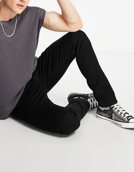 Черные узкие джинсы AllSaints Rex-Черный цвет