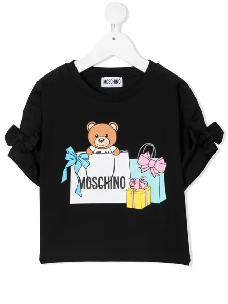 Moschino Kids футболка Toy Bear Gifts