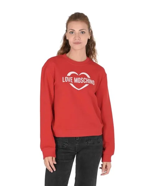 Женская толстовка Love Moschino, красный