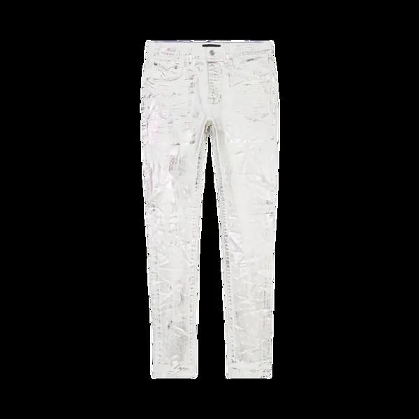 Джинсы PURPLE BRAND Foiled Finish Skinny 'White', белый