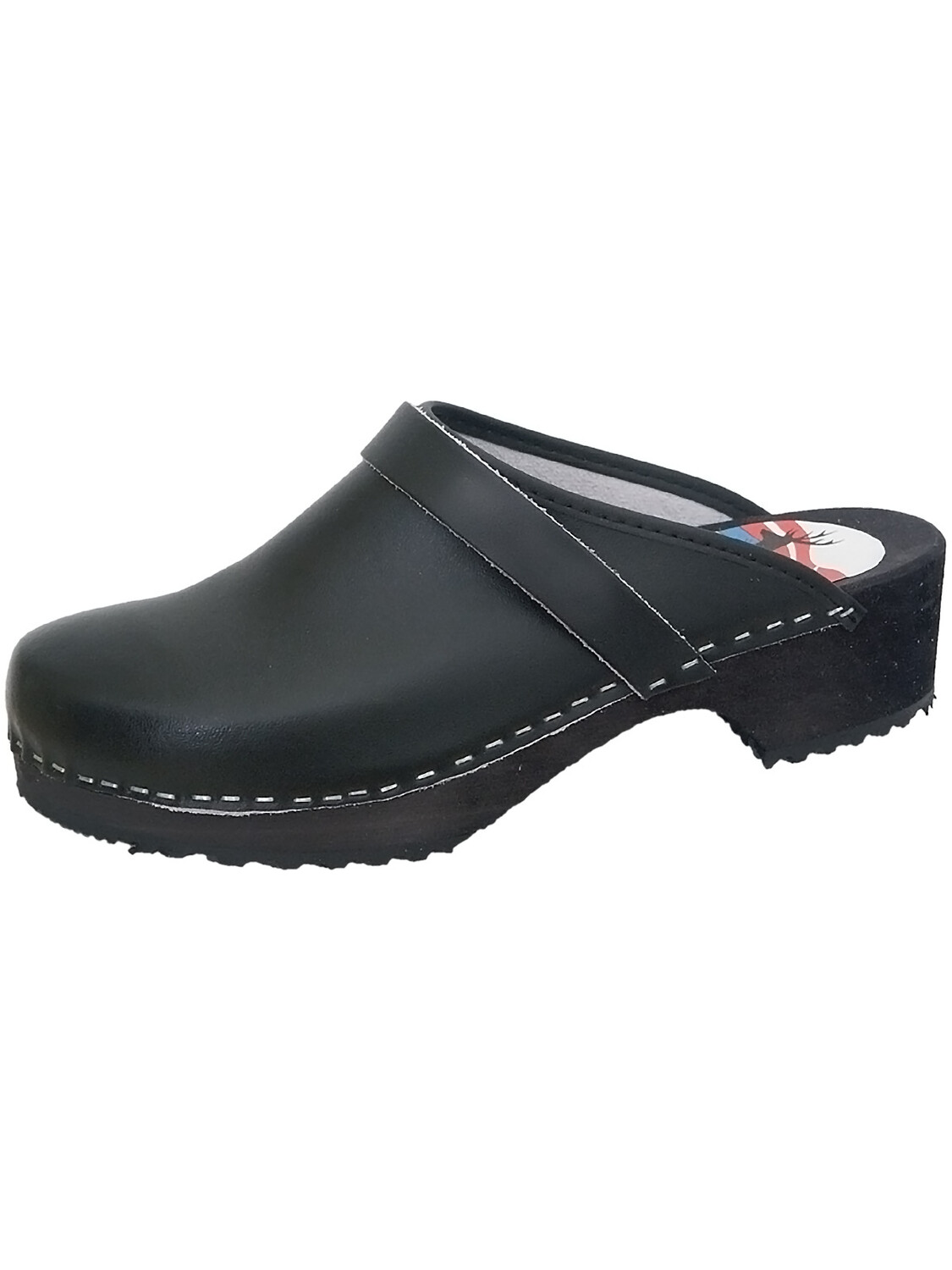 Тапочки SALIHA Clogs ® Alfred offen, черный