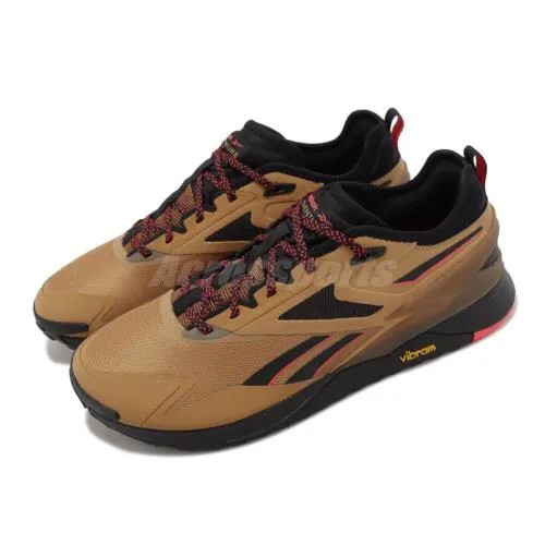 Reebok Nano X3 Adventure Vibram Коричневый Черный Красный Мужчины Cross Training 100033321