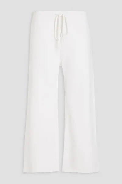 Спортивные брюки из французской хлопковой махры Nili Lotan, белый
