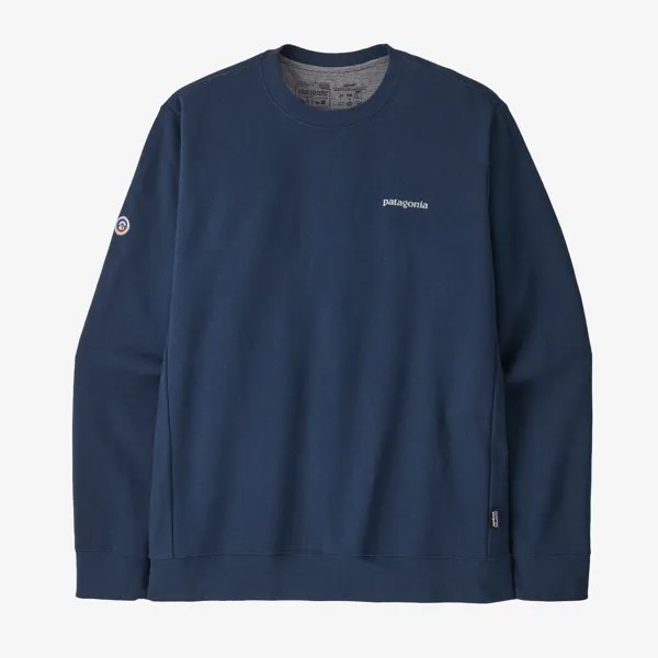 Толстовка Fitz Roy Icon Uprisal Crew Patagonia, лагом синий