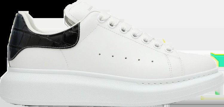 Кроссовки Alexander McQueen Wmns Oversized Sneaker 'Gradient Croc - White Blue', белый