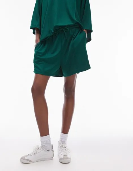 Зеленые спортивные шорты пико в стиле пико Topshop Coord