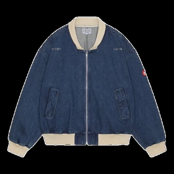 Куртка Cav Empt Washed Denim Zip 'Indigo', синий