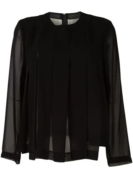 Comme Des Garçons блузка с длинными рукавами
