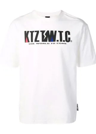 KTZ футболка с принтом логотипа