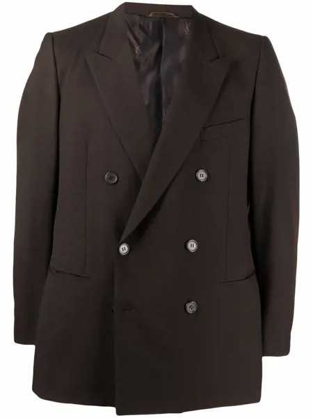 Yves Saint Laurent Pre-Owned двубортный пиджак 1970-х годов