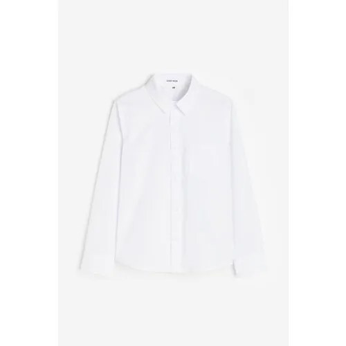 Школьная рубашка H&M, размер 146, белый