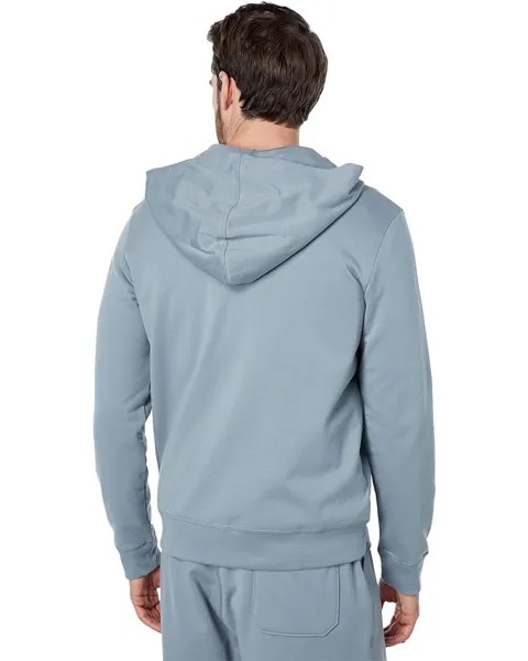 Худи Barefoot Dreams MC Fleece Cot/Span Zip Hoodie, цвет Dolphin Blue