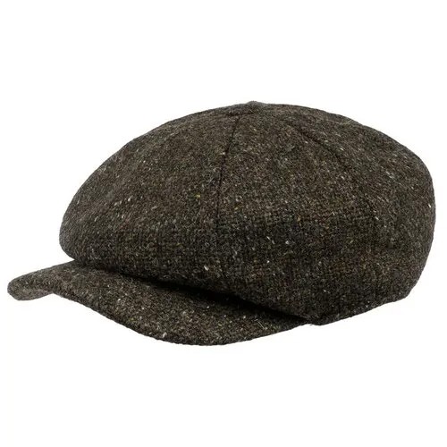 Кепка восьмиклинка Hanna Hats, подкладка, размер 59, коричневый