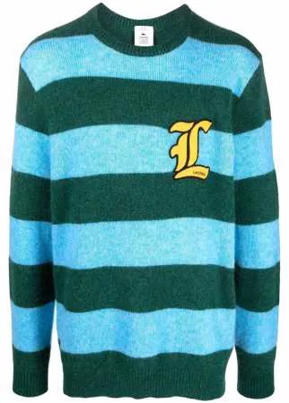 Lacoste Live полосатый свитер L!VE с нашивкой-логотипом