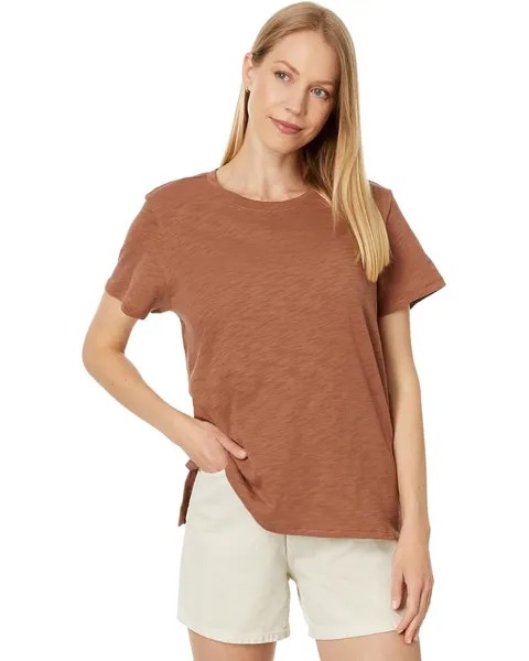 Футболка Lilla P Oversized Boyfriend Tee, цвет Burnt Sienna